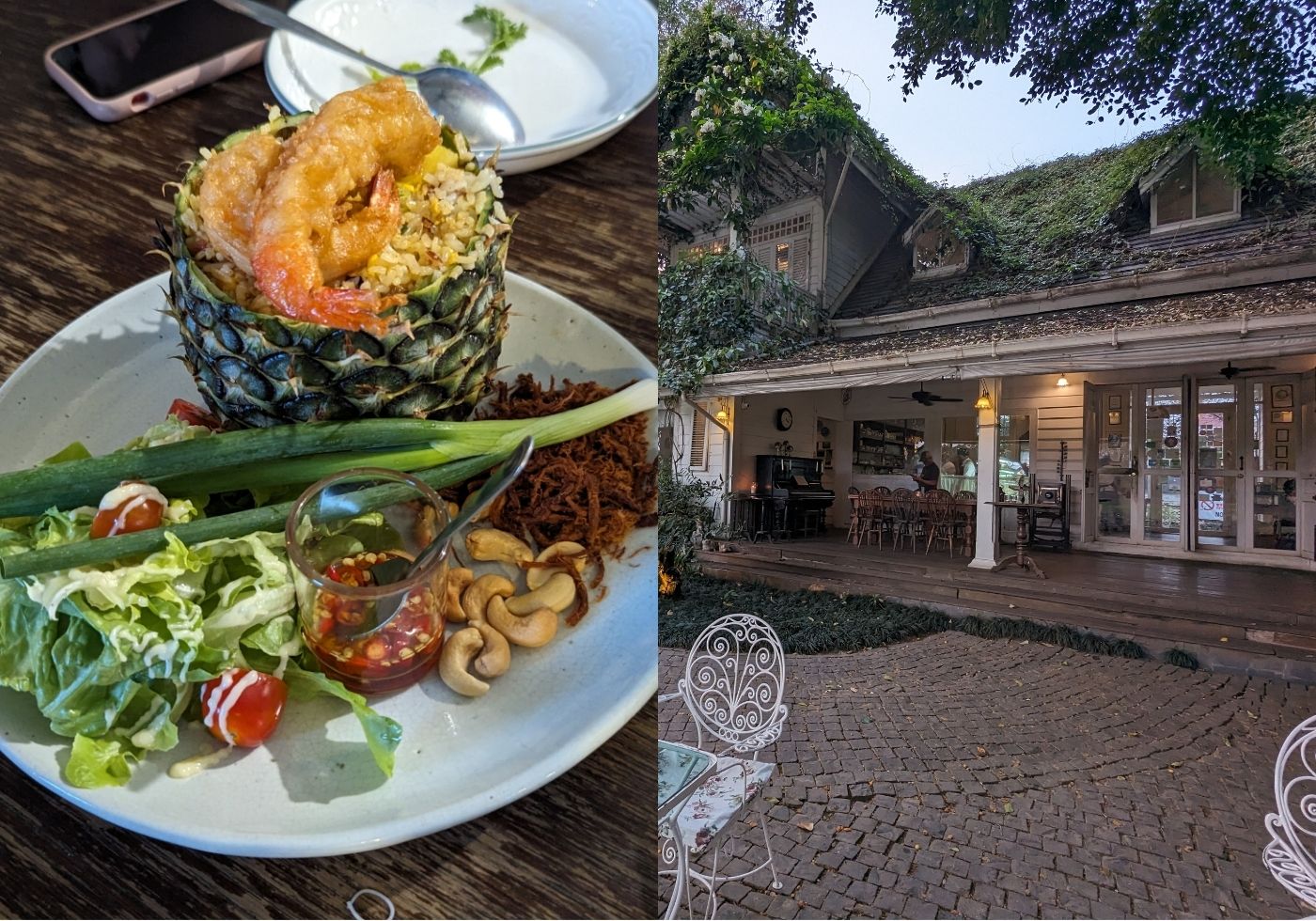 【泰國美食】Chivit Thamma Da Coffee House, Bistro & Bar - 在河畔邊享受美食，品嘗清涼微風與浪漫歐風