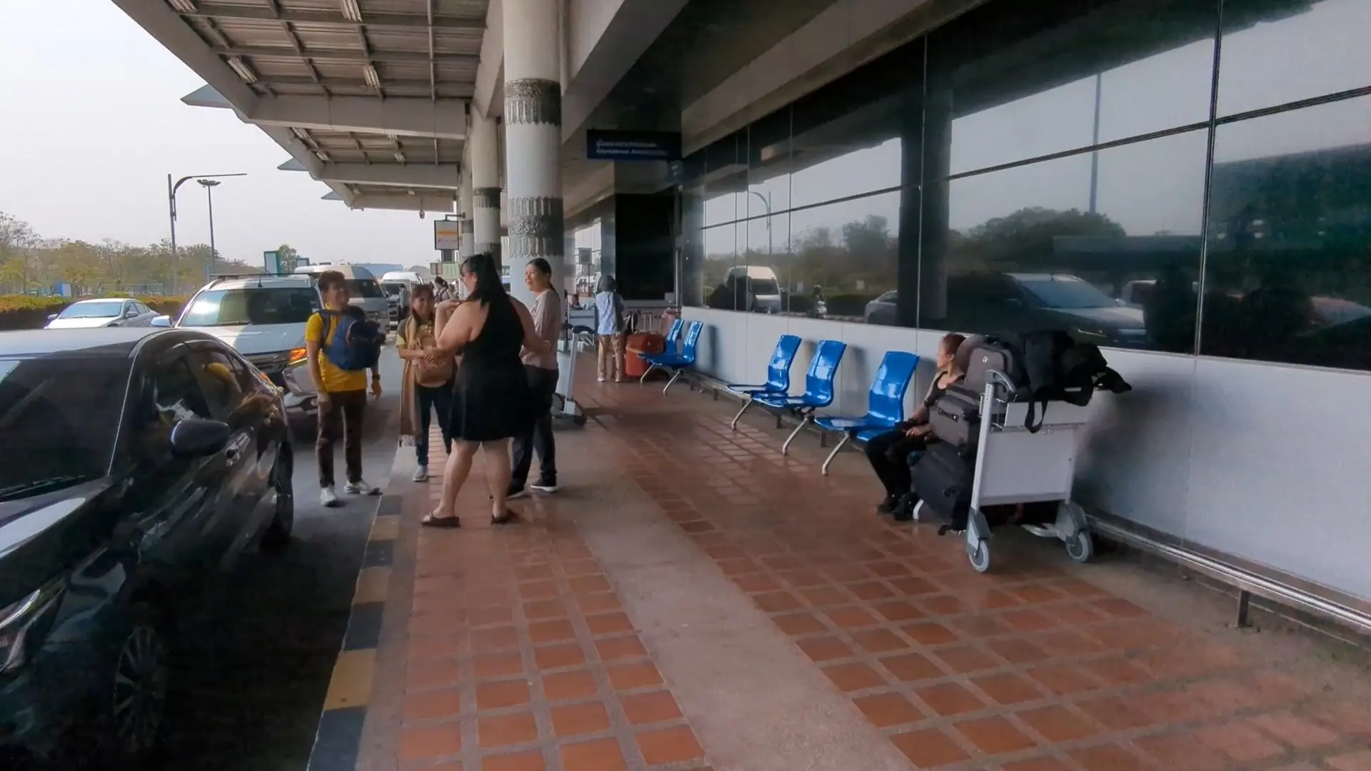 機場外面