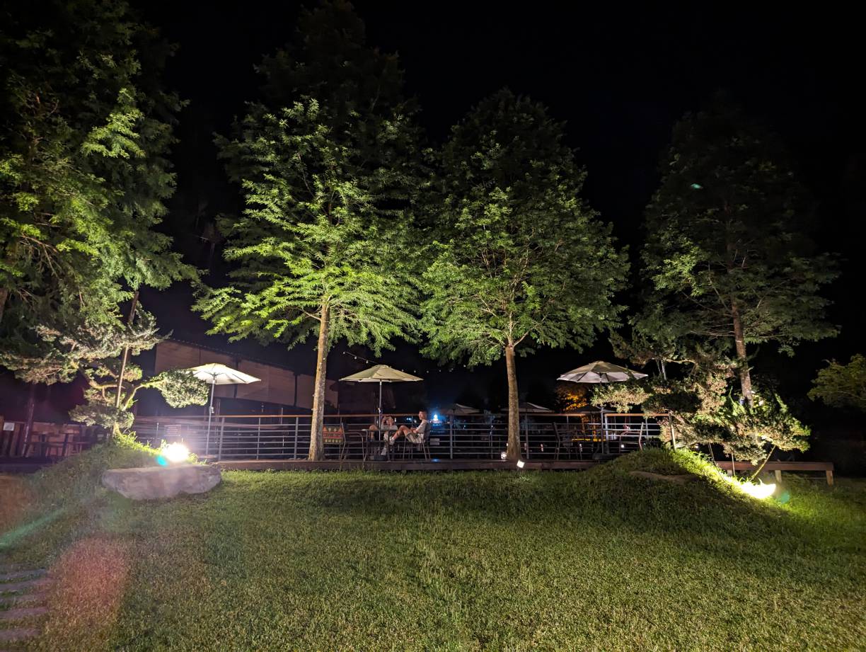 夜晚的戶外