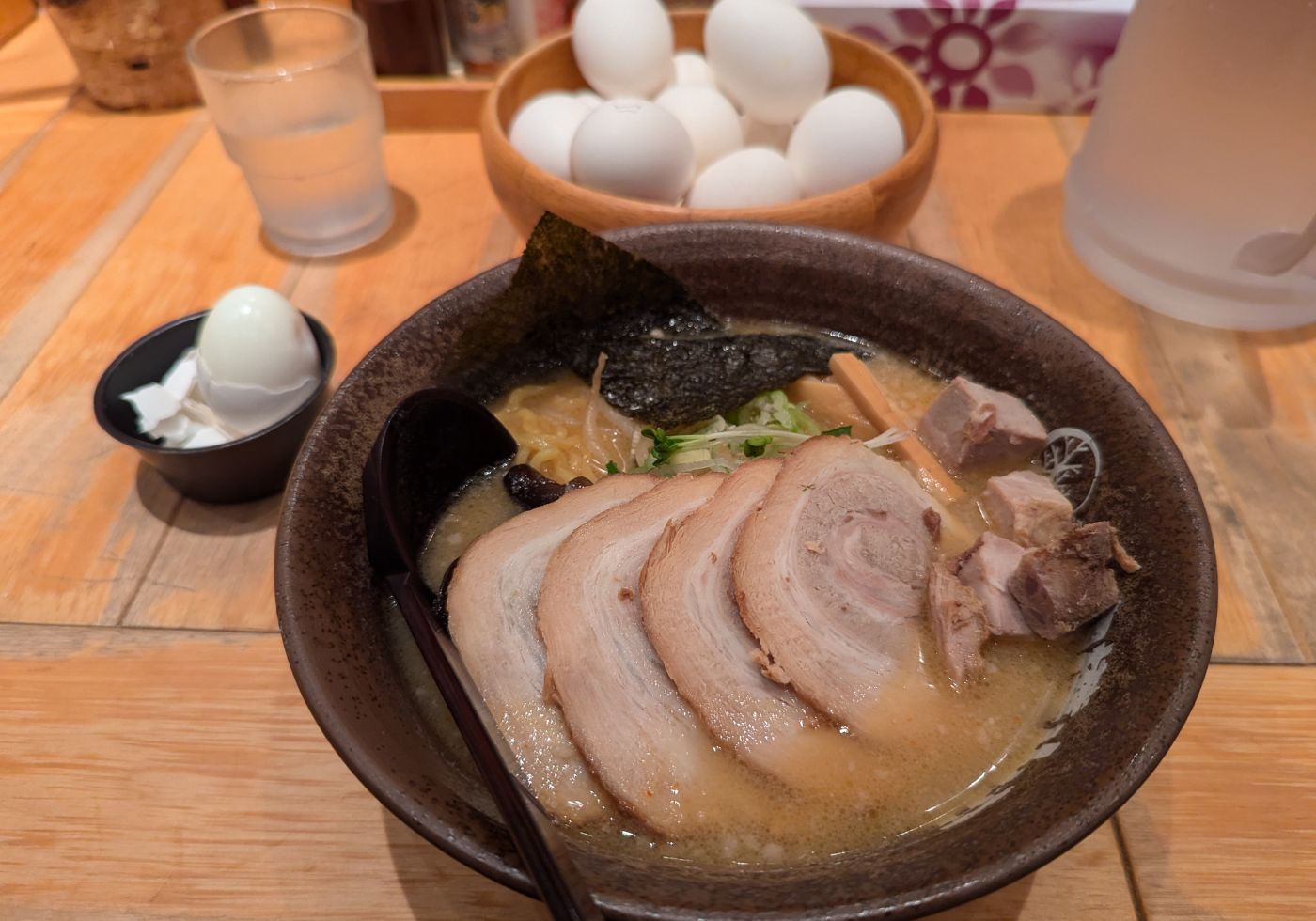 【日本美食】白樺山莊 - 雞蛋吃到飽的濃厚系味噌拉麵