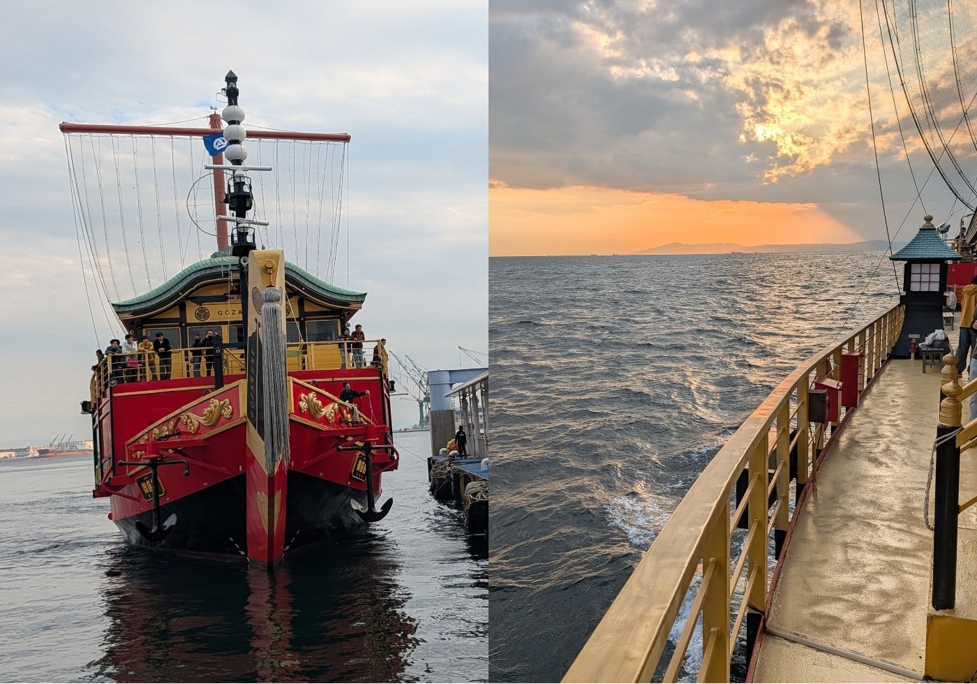 【日本景點】穿越江戶的朱紅戰艦！搭乘神戶灣遊船 - 御座船安宅丸