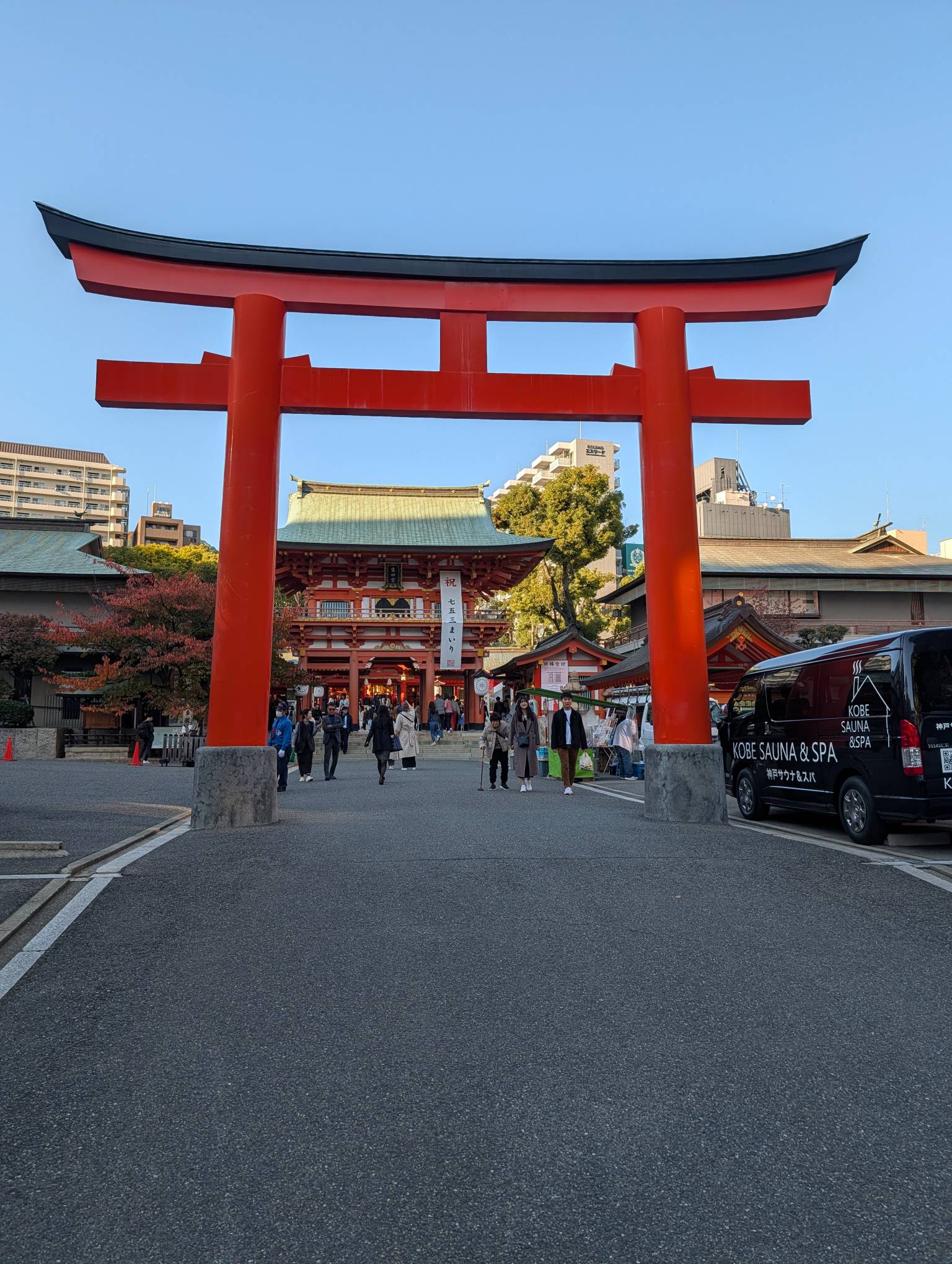 朱紅色的鳥居