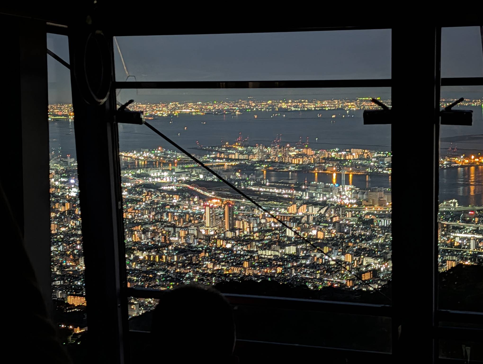 空中索道的景色