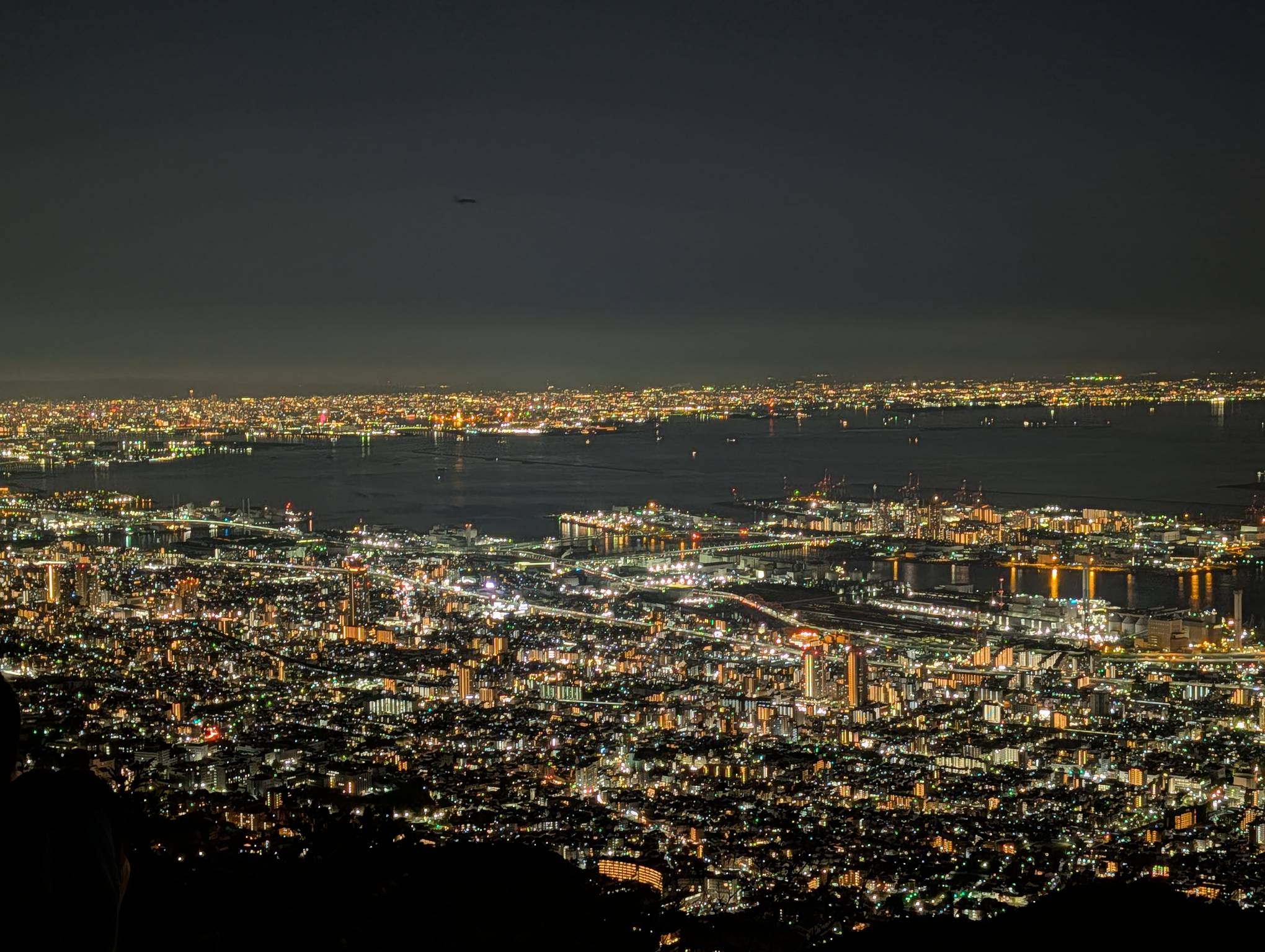 摩耶山掬星台的景色