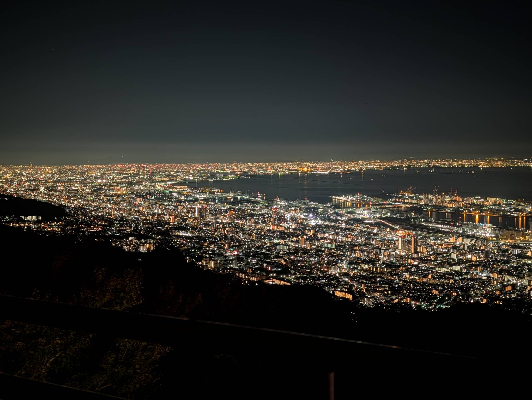 摩耶山掬星台的景色