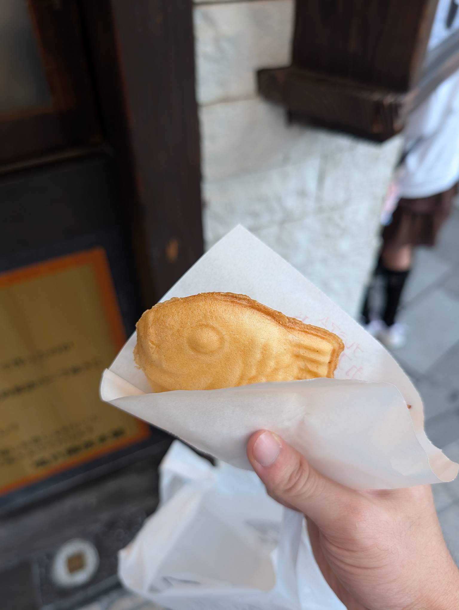 酥脆的卡士達鯛魚燒