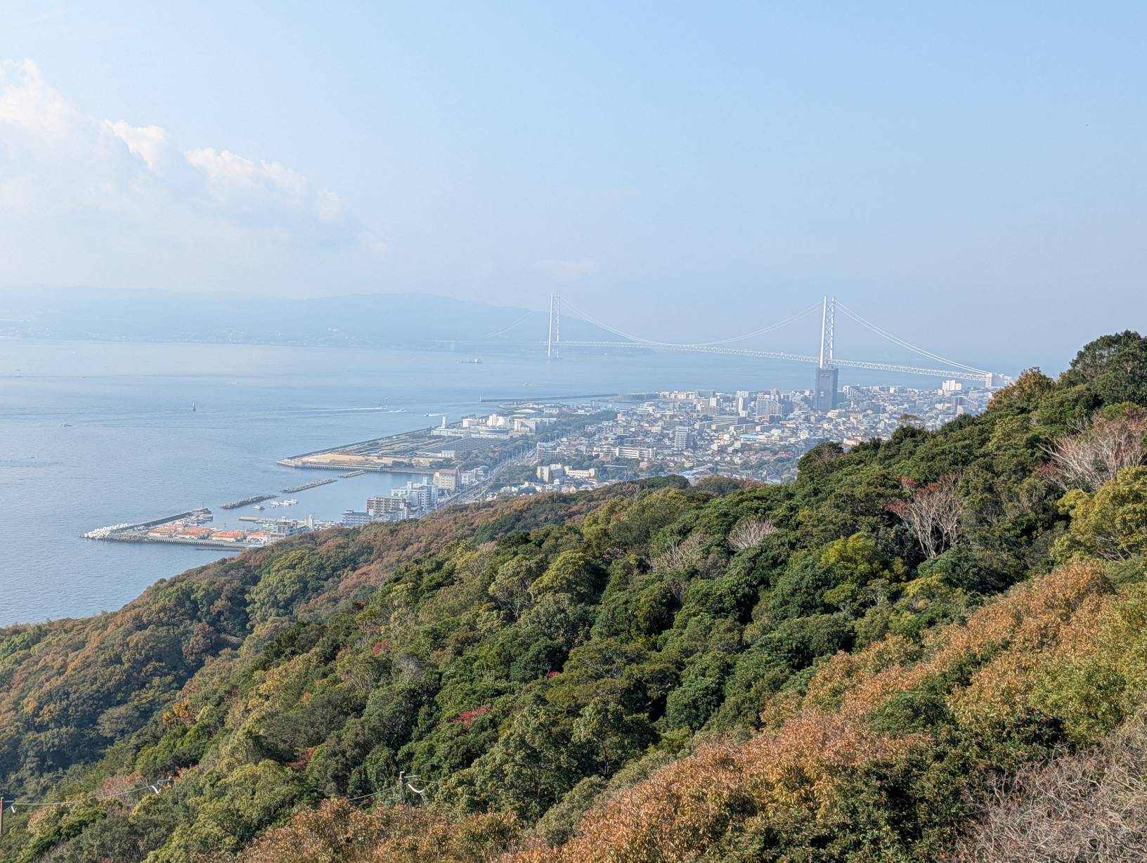 東部展望台看明石市