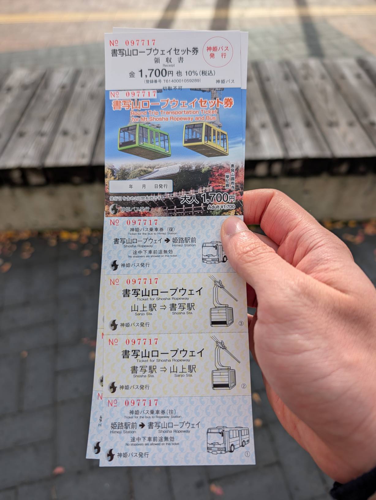 交通套票 包含巴士與纜車