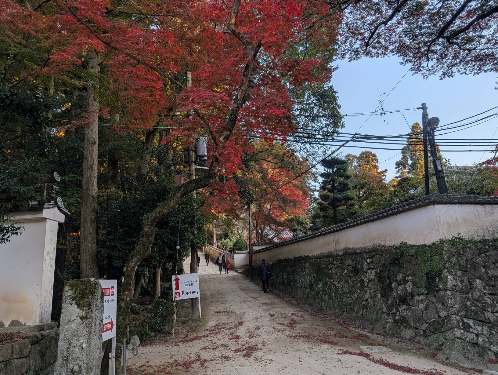 準備返回纜車