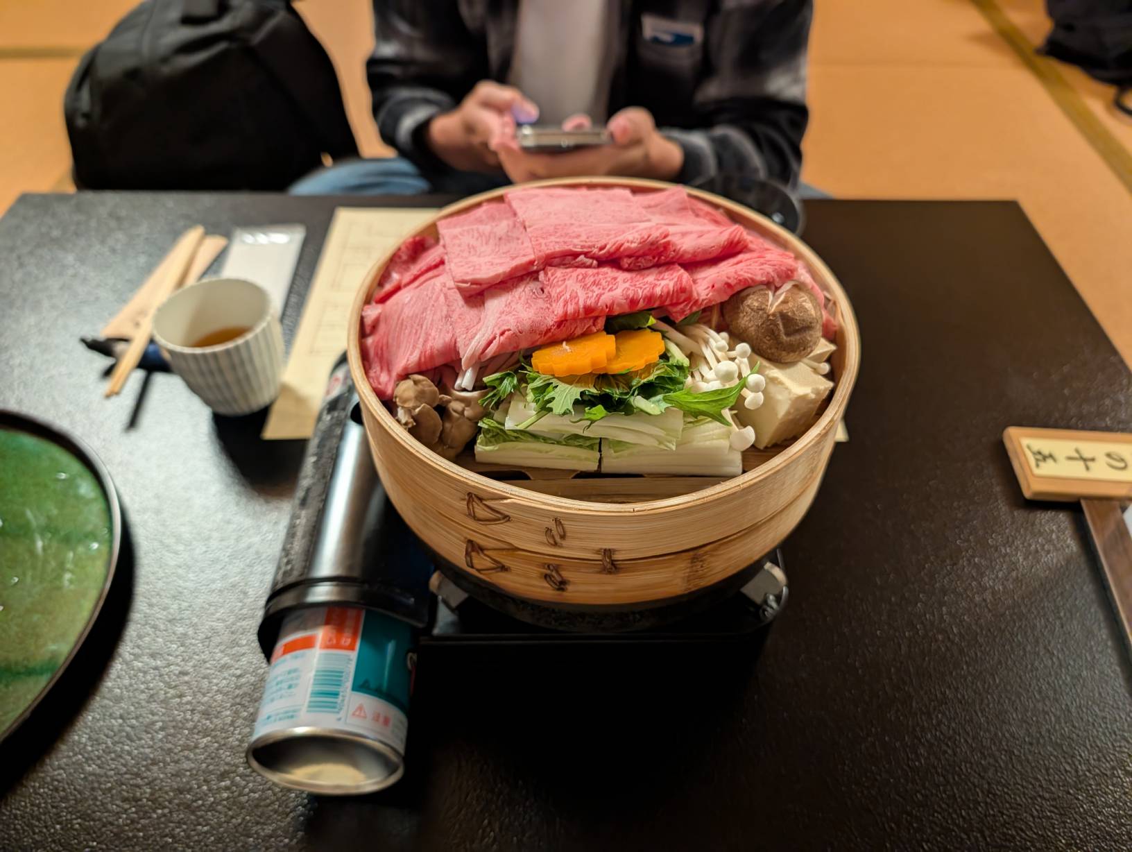 湯けむり蒸し 蒸熟之前