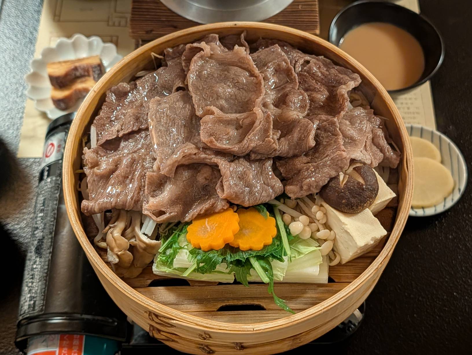 湯けむり蒸し 蒸熟之後