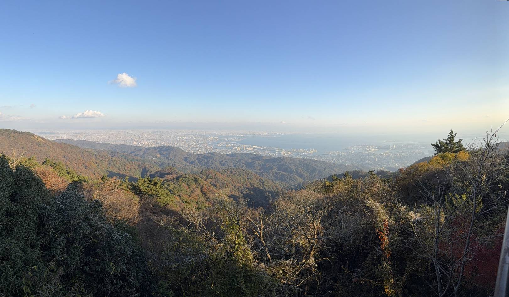 六甲山空中庭園的景色