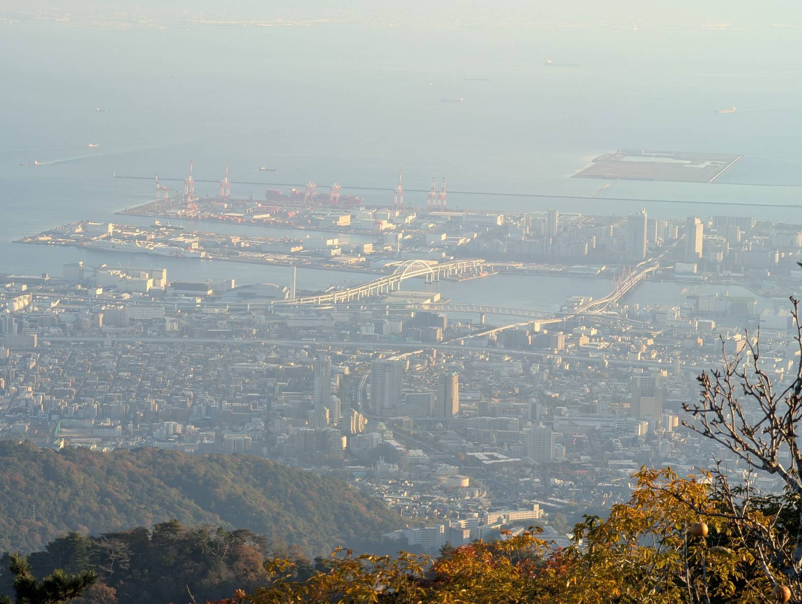 六甲山空中庭園的景色