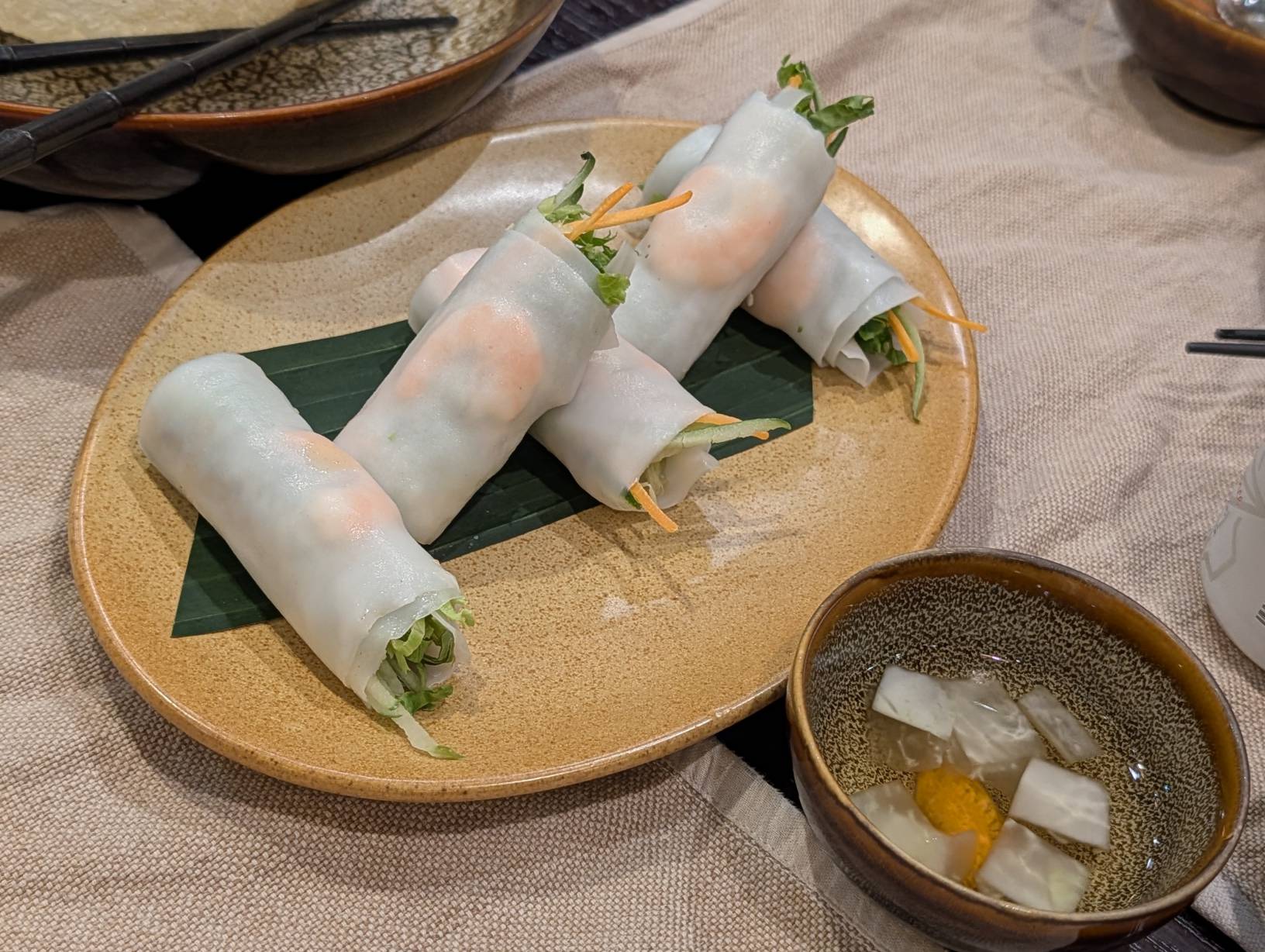 很生菜的春捲