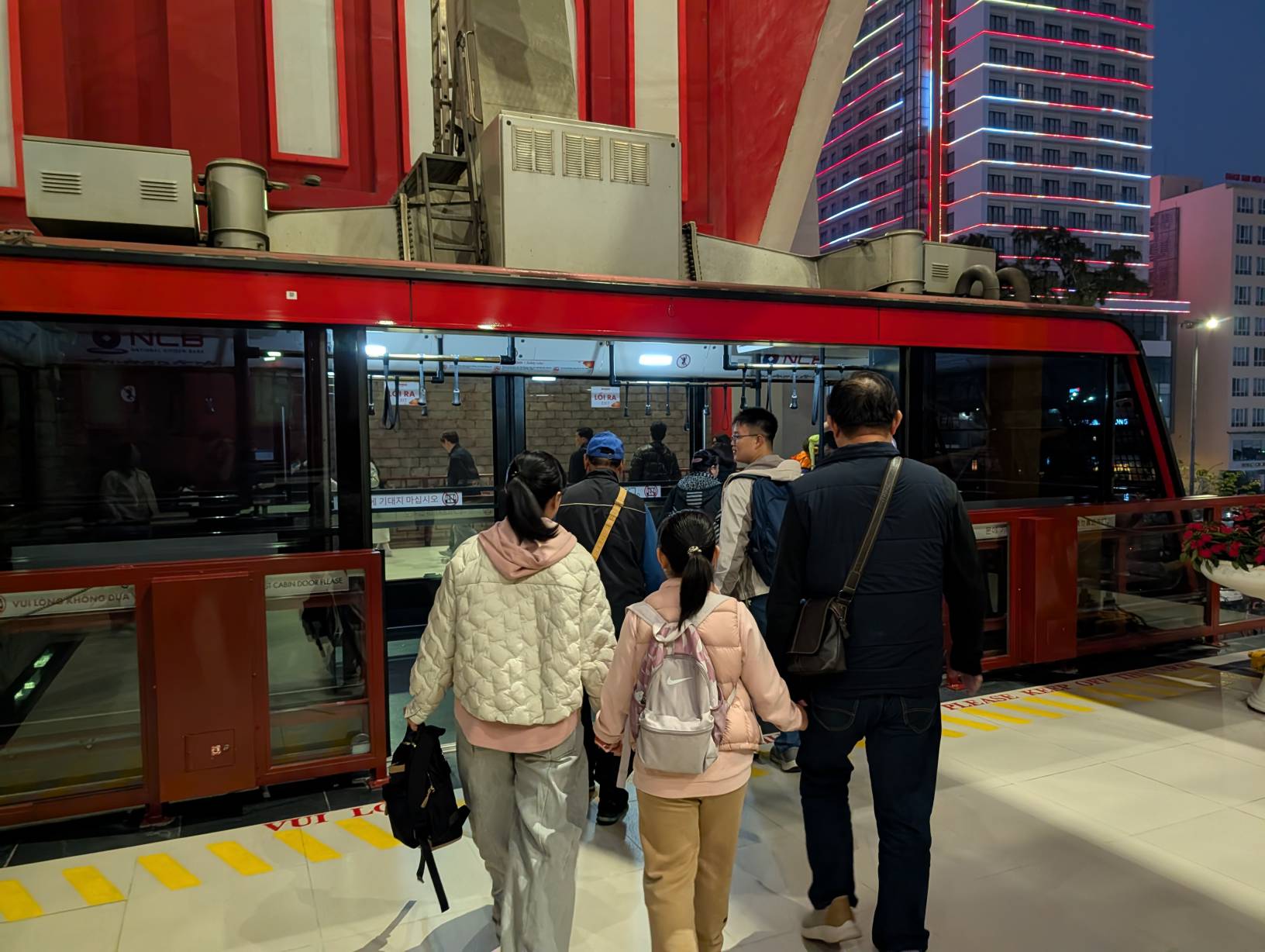 準備搭乘
