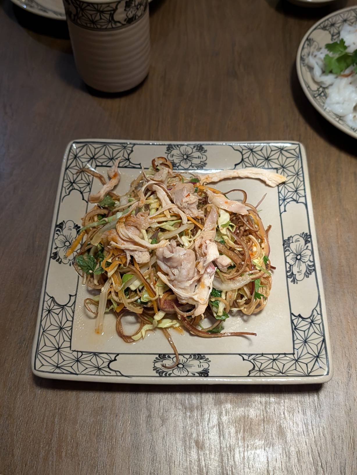 雞肉香蕉花沙拉