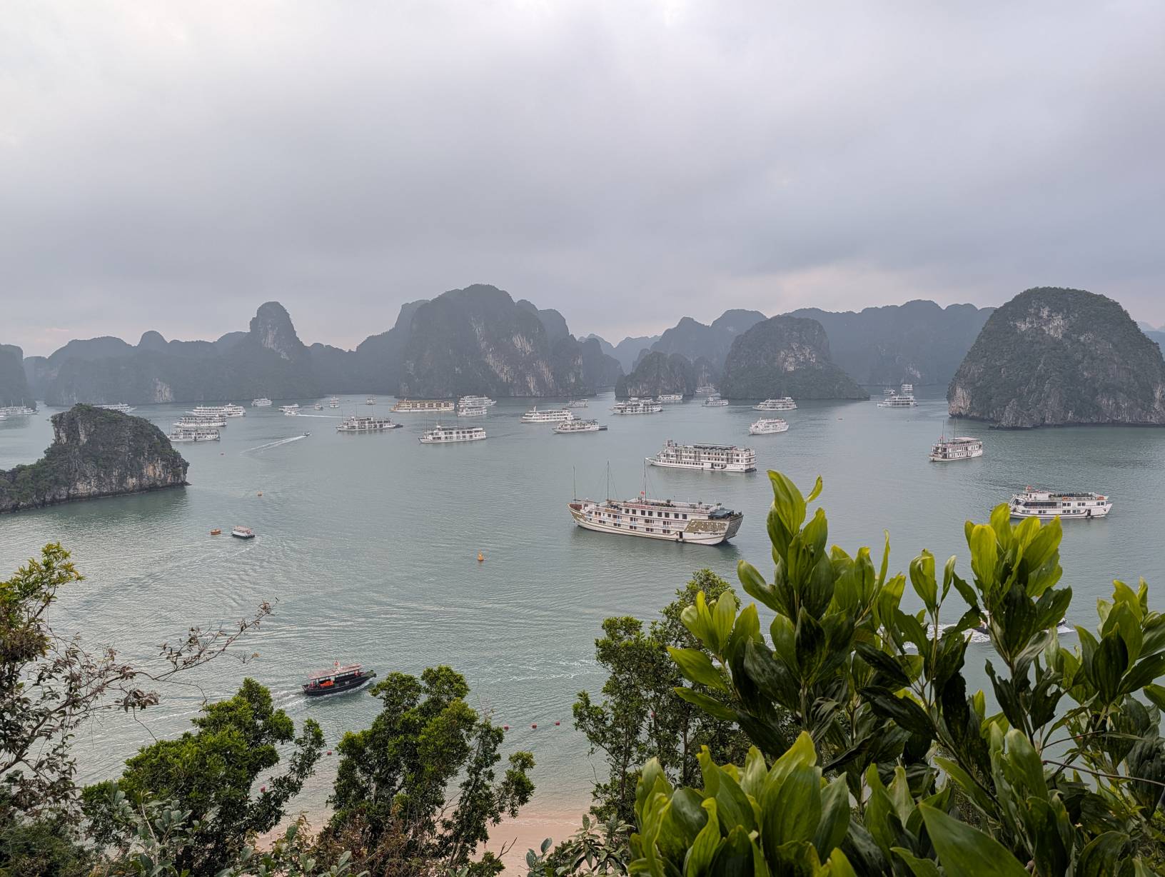 山頂的景色